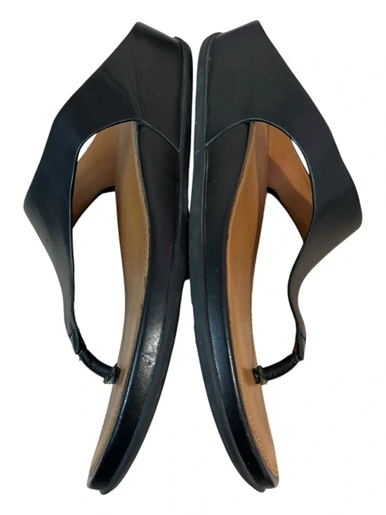 FitFlop Banda II women's leather thong sandals Size 6 Black Summer Vacation - Picture 4 of 6